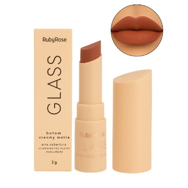 Batom Creamy Matte Glass - Ruby Rose - Imagem 5